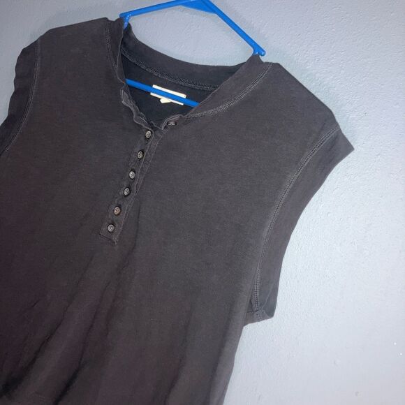 Madewell Charcoal Boxy Oversized Muscle Tee Small - Picture 7 of 7